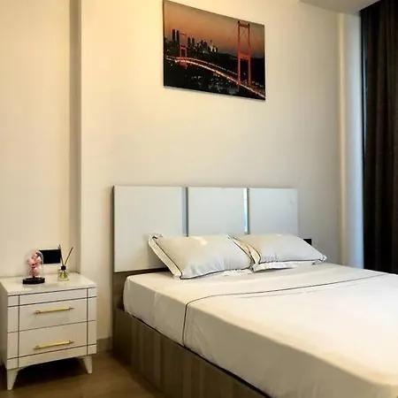 Apartman Luxury Flat With Sea & View - Gym & Parking Isztambul